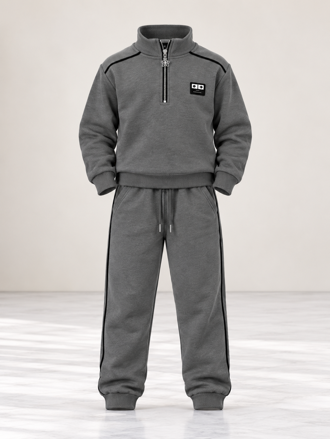 Boys Grey Tracksuit 5-6 Years