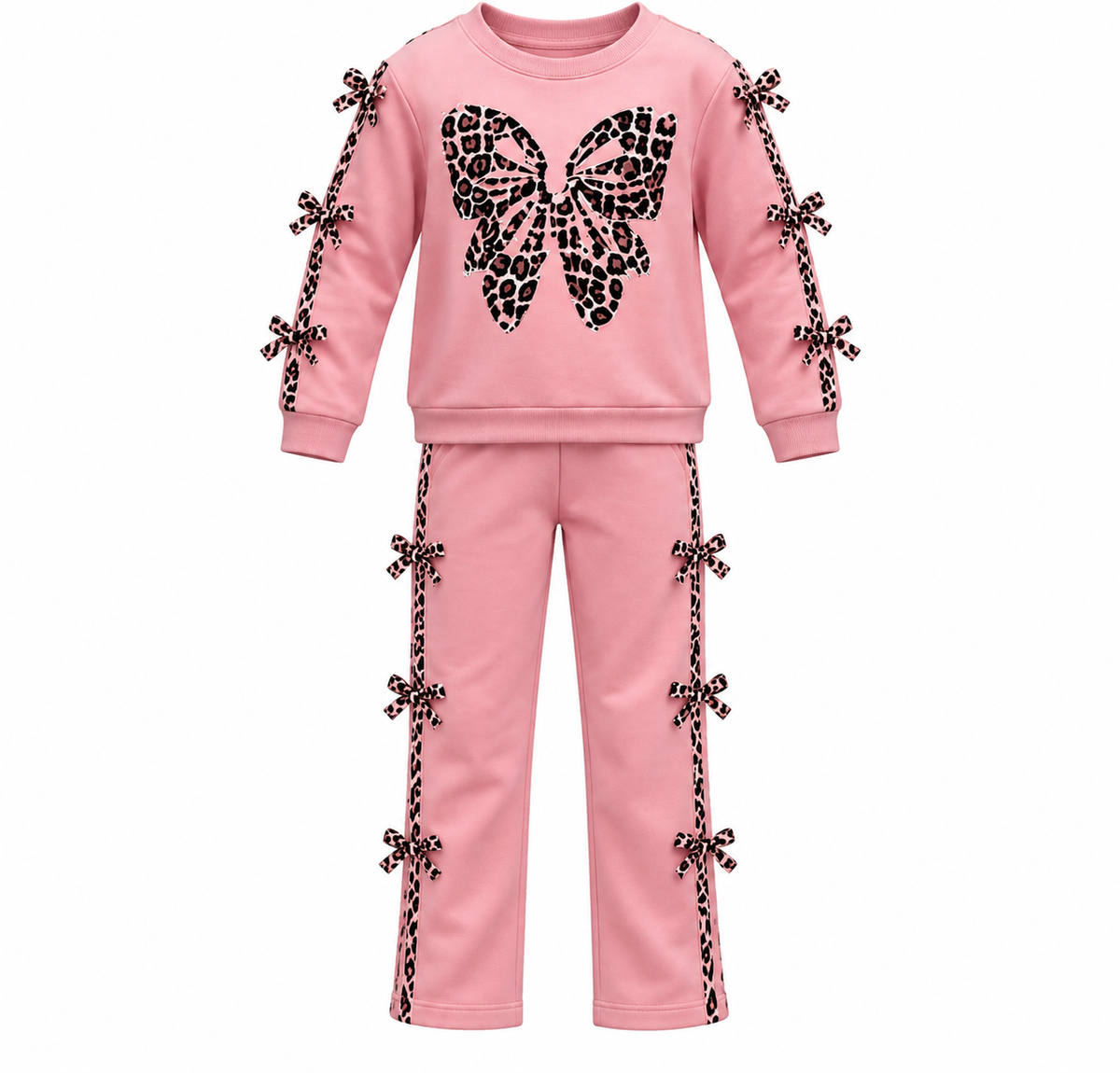 Girls Bow Butterly Tracksuit age 6 Years