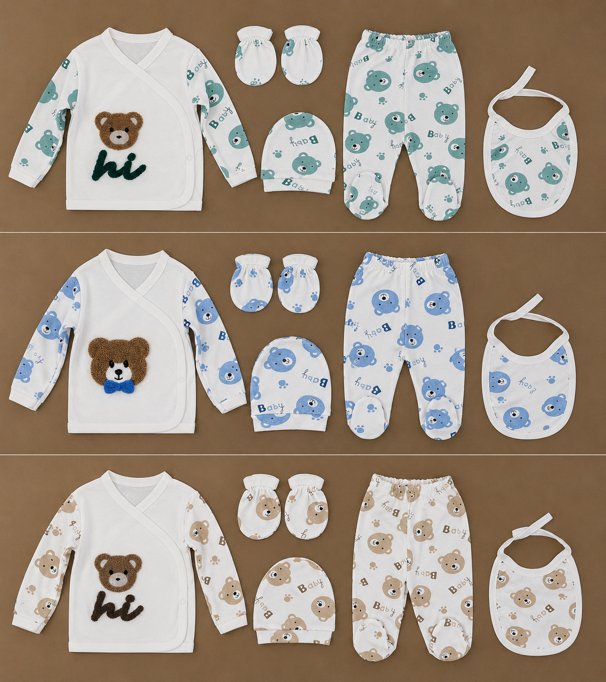 NB Sets (3 diff colours - Reduced as box damaged)