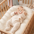 •	Baby Unisex Pramsuit & Bear Comforter (Nb-6 Months)