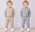 Boys  Bear outline Tracksuits (SIZE UP ONE) 1/2 - 4/5 Yrs