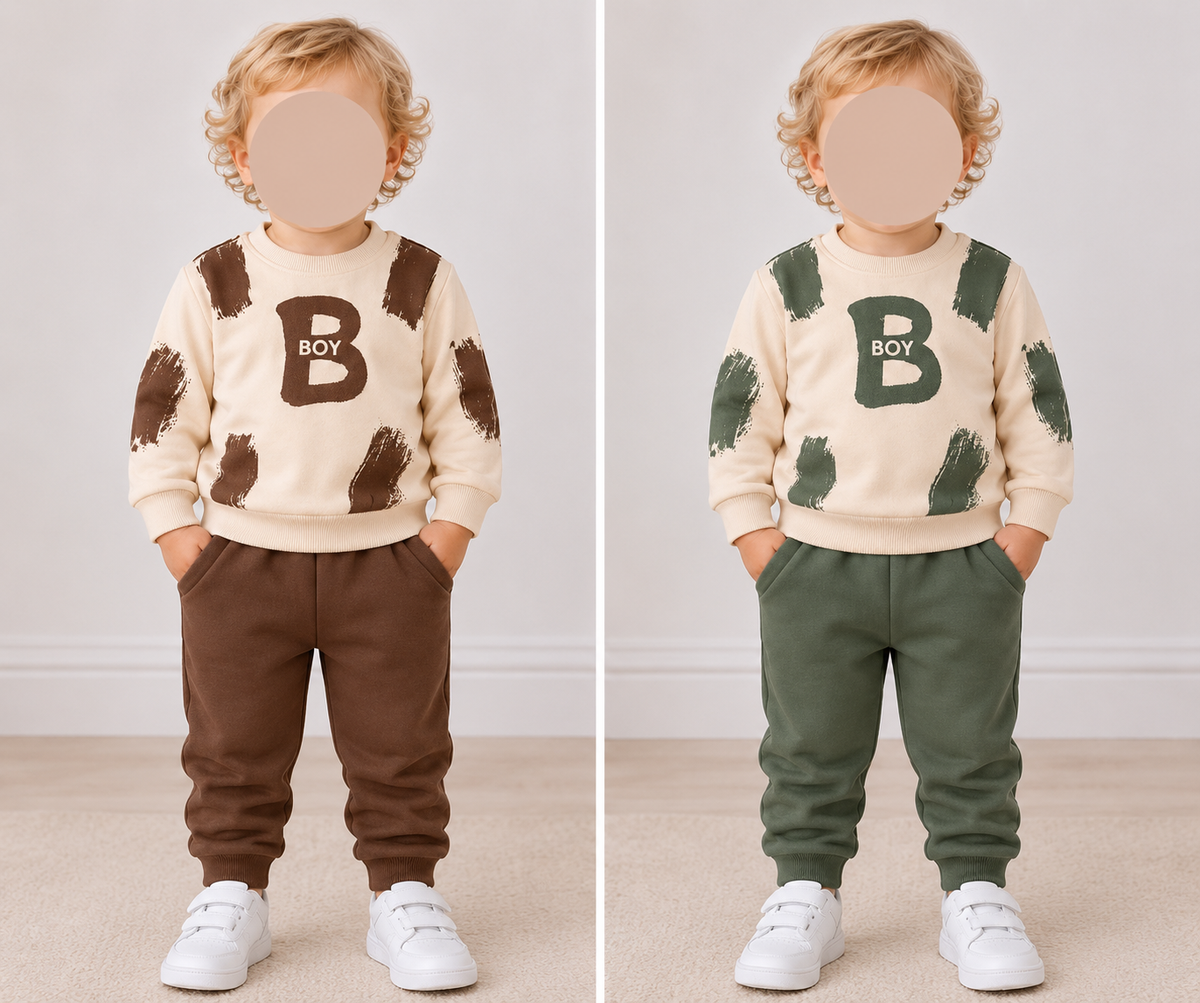 Boys B-BOY' Tracksuits (Size up one) 1/2 - 4/5 SIZE UP ONE * 2 Colours*