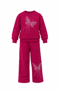 Girls Butterfly Tracksuit 2/3 -5/6 Years