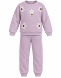 Girls Lilac Flower Tracksuit age 12-13 Years