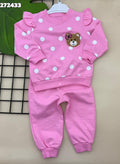 Pink Polka dot Teddy set  Ages 1,2 & 3 Years