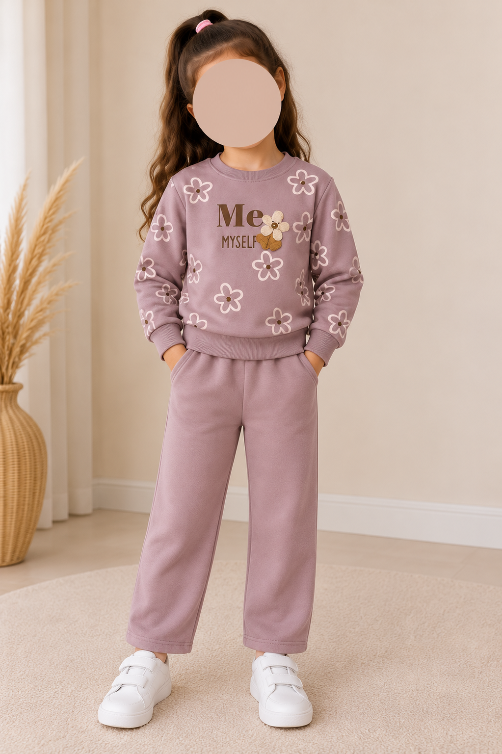 Girls Me Myself Tracksuit (Size up one) 1/2 - 4/5  SIZE UP ONE