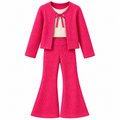 Girls Sparkly Pink Set with trousers