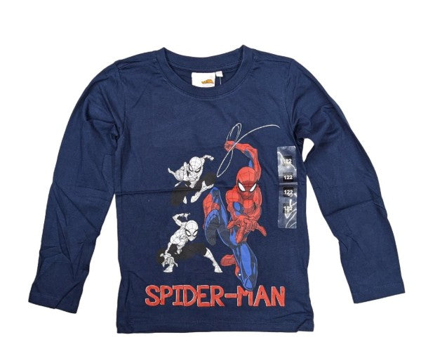 Navy Spiderman Top  3-9 Years