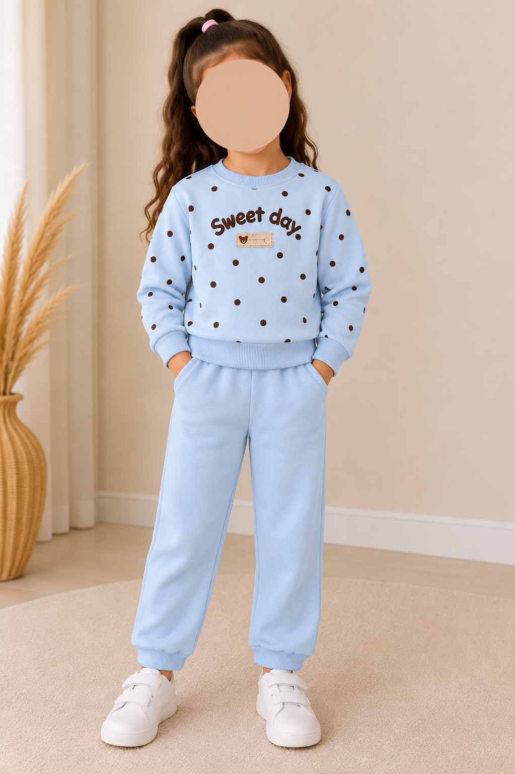 Girls Sweet Day  Tracksuit (Size up one) 1/2 - 4/5  SIZE UP ONE
